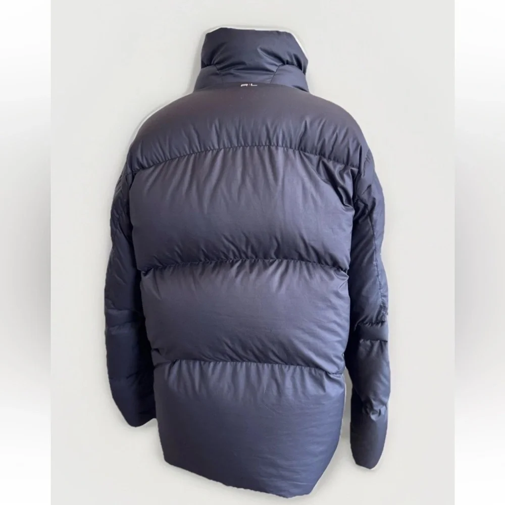 Vintage Polo Ralph Lauren Black Puffer Zip Up Coat Jacket Size M